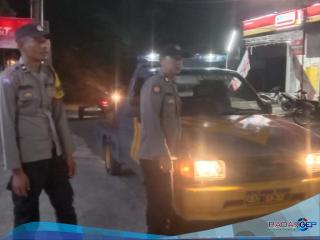 Cegah Aksi Premanisme Polsek Bahorok Melaksanakan Blue Light Patrol, Meningkatkan Patroli Wilayah